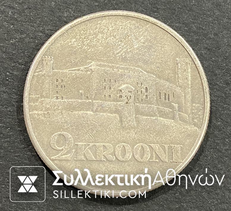 ESTONIA 2 Krooni 1930 VF+